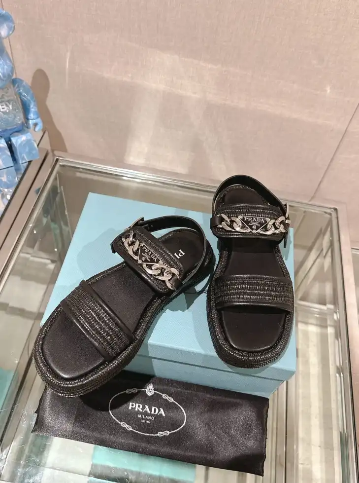 hype Prada Sandals