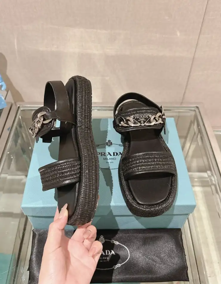 hype Prada Sandals