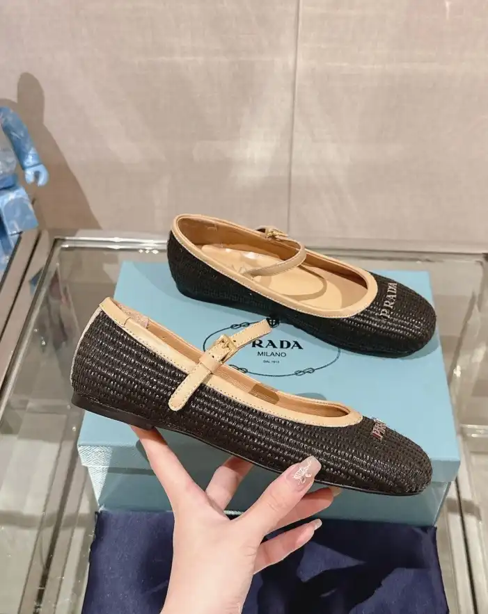 hype Prada flat shoes