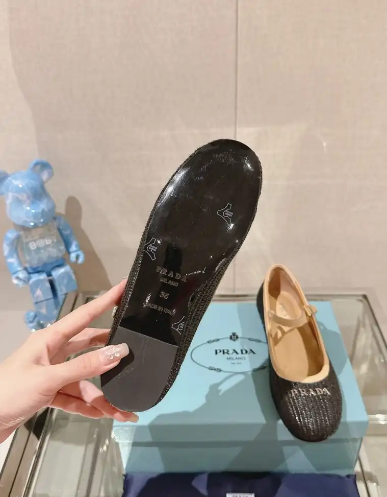 hype Prada flat shoes