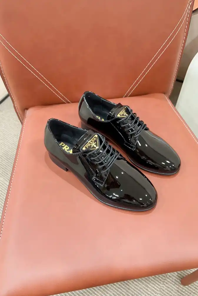 hype Prada Leather Shoes