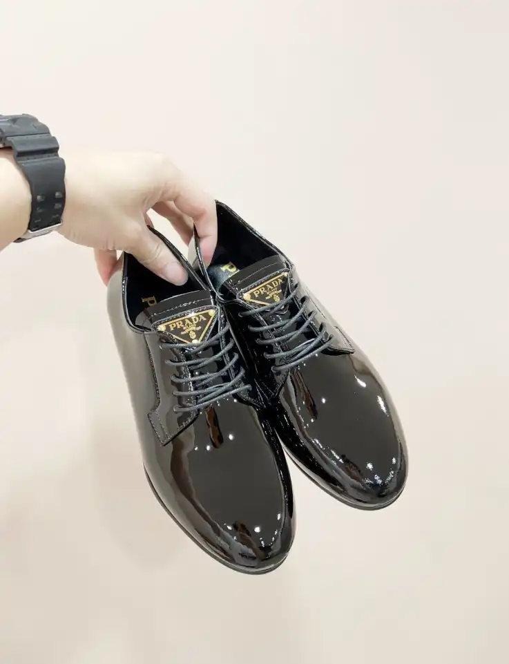 hype Prada Leather Shoes