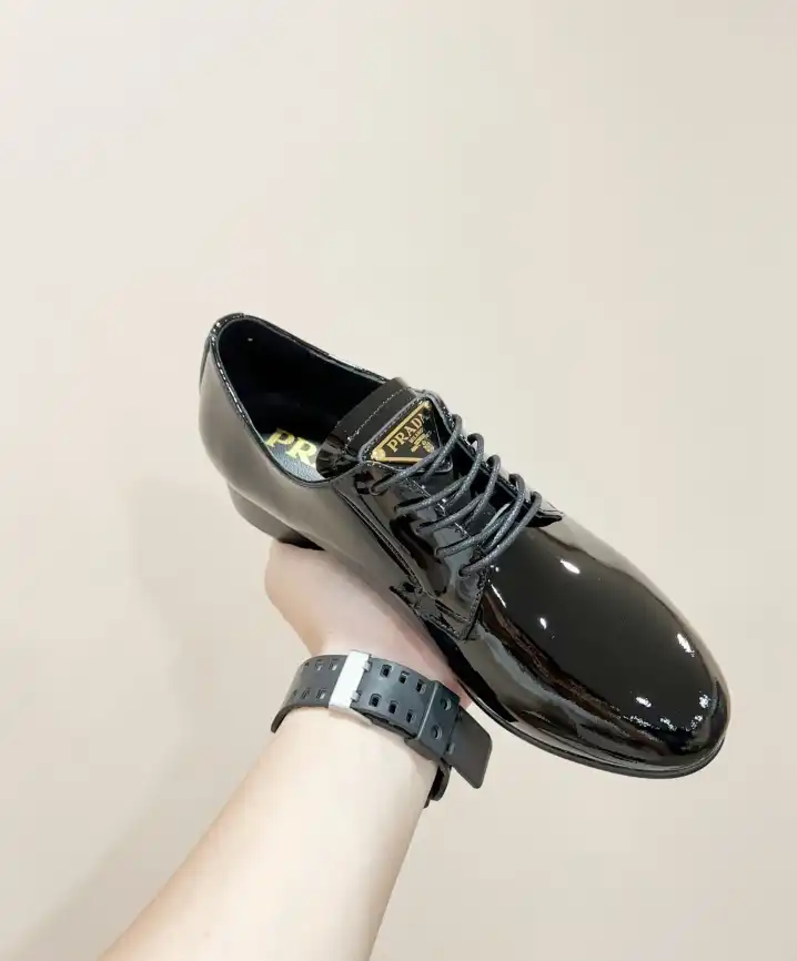 hype Prada Leather Shoes