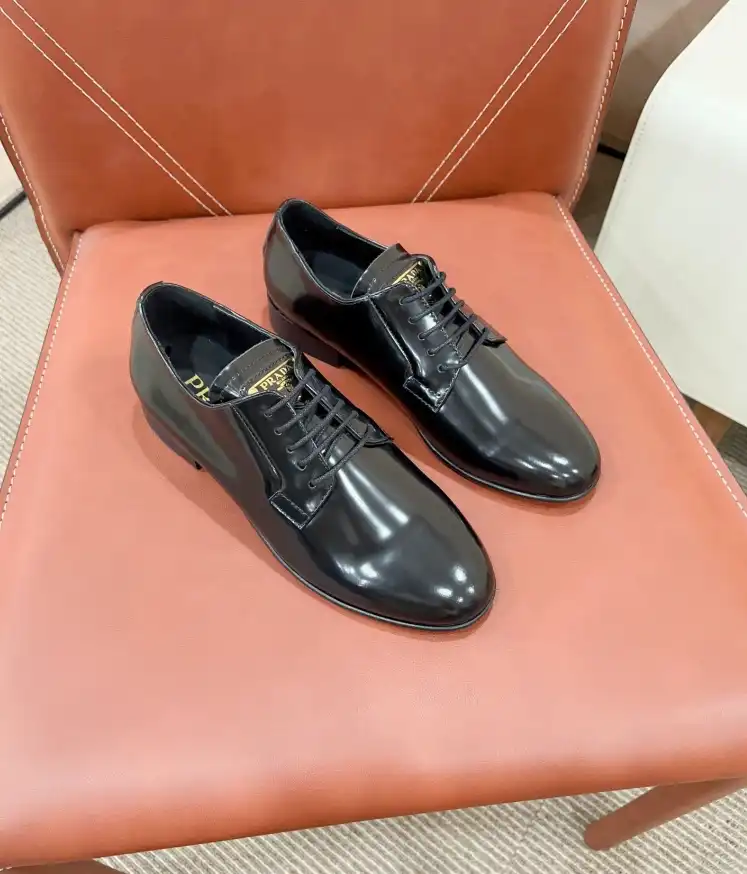 hype Prada Leather Shoes