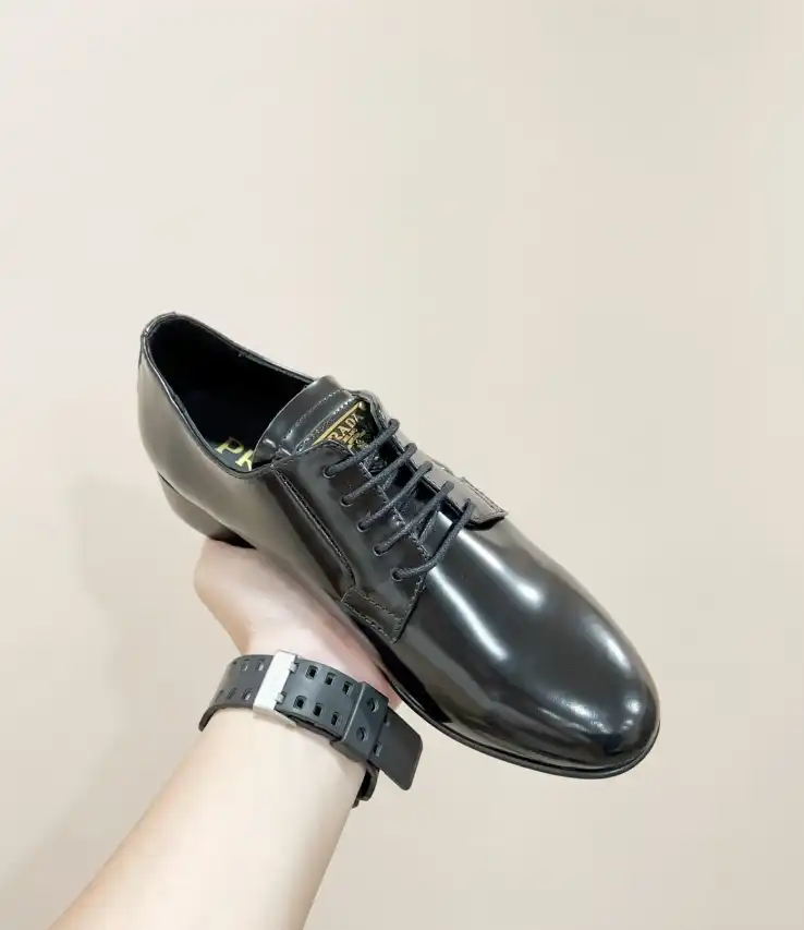 hype Prada Leather Shoes