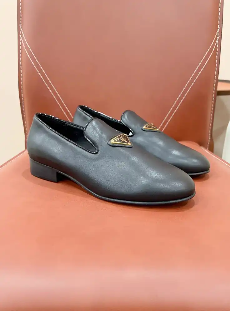 hype Prada Leather Shoes