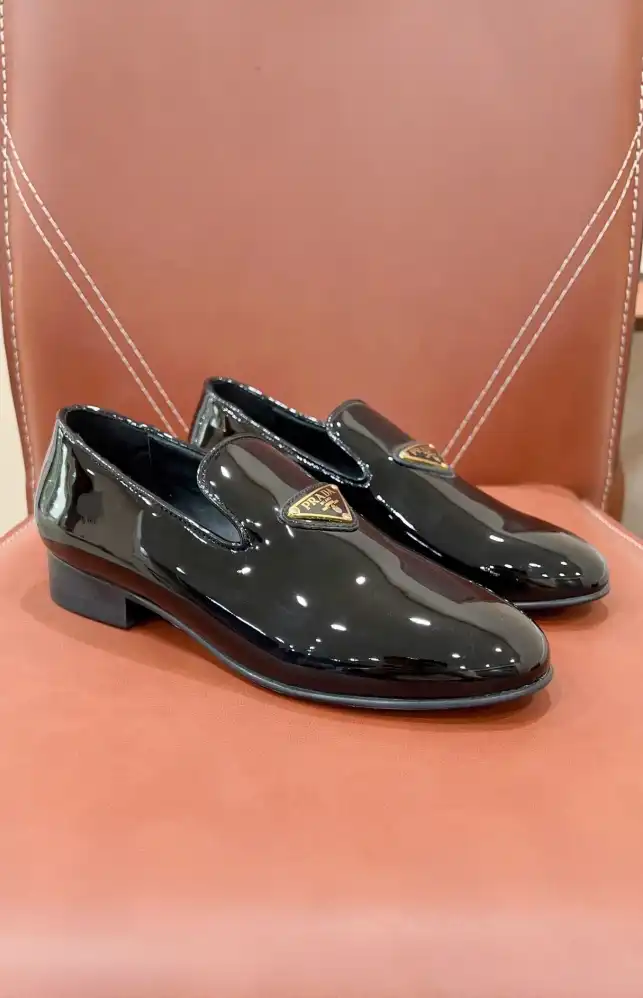 hype Prada Leather Shoes