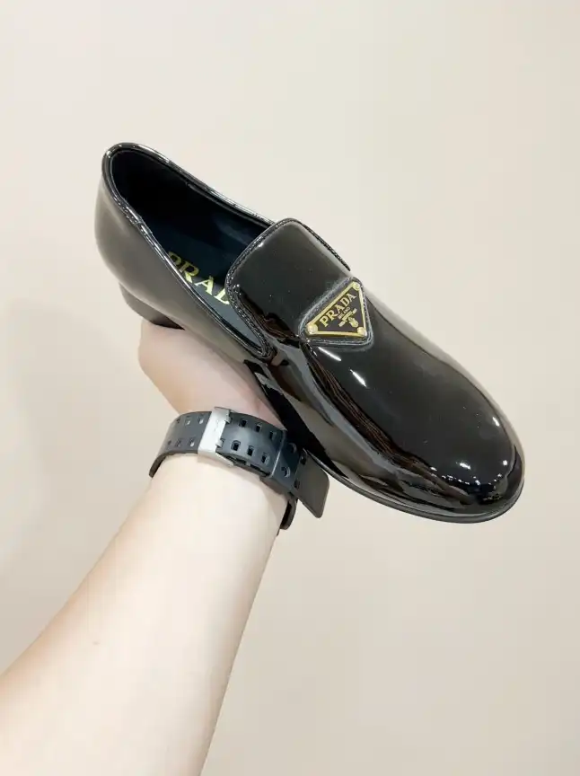 hype Prada Leather Shoes