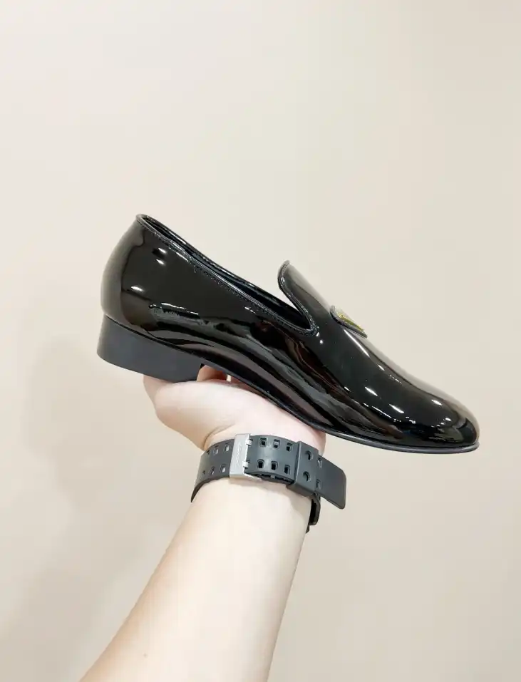 hype Prada Leather Shoes