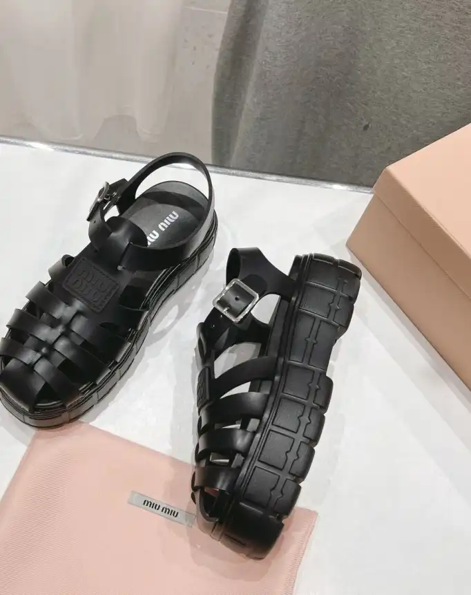 hype Miu Miu Sandals