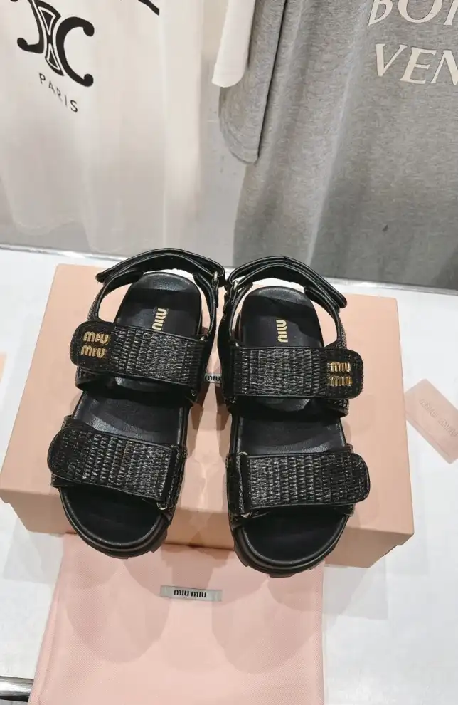 hype Miu Miu Sandals