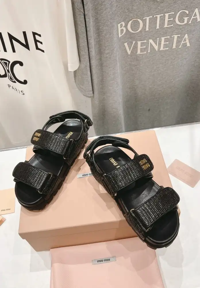 hype Miu Miu Sandals