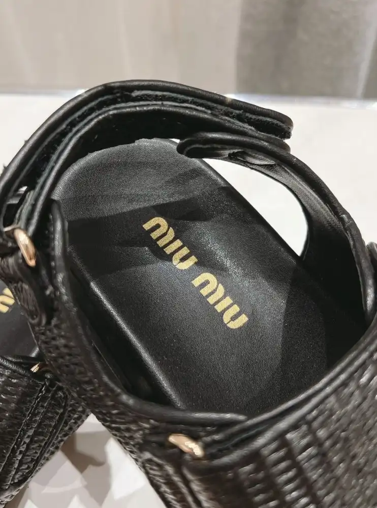 hype Miu Miu Sandals