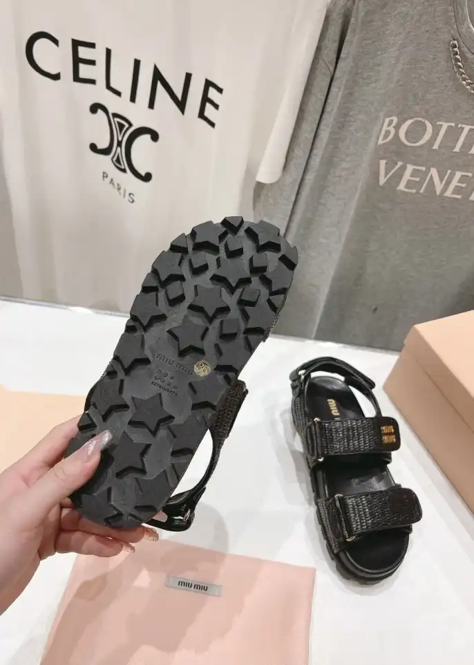 hype Miu Miu Sandals