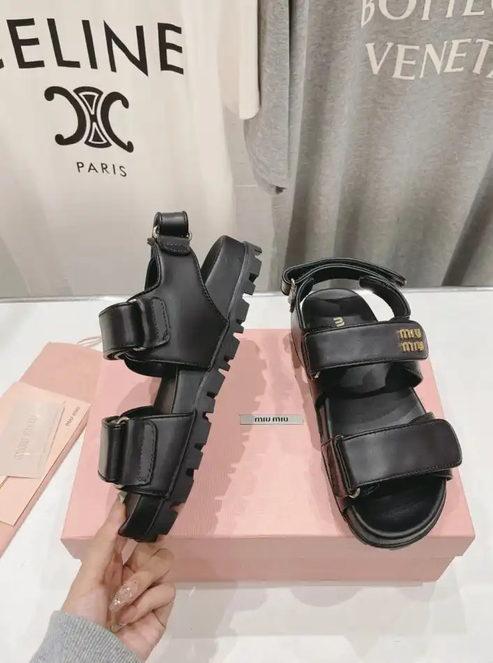 hype Miu Miu Sandals