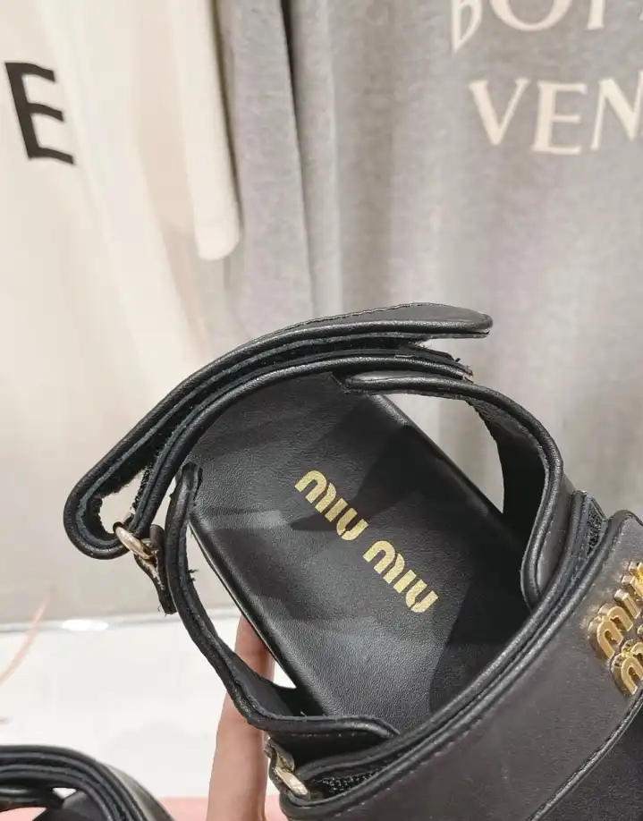 hype Miu Miu Sandals