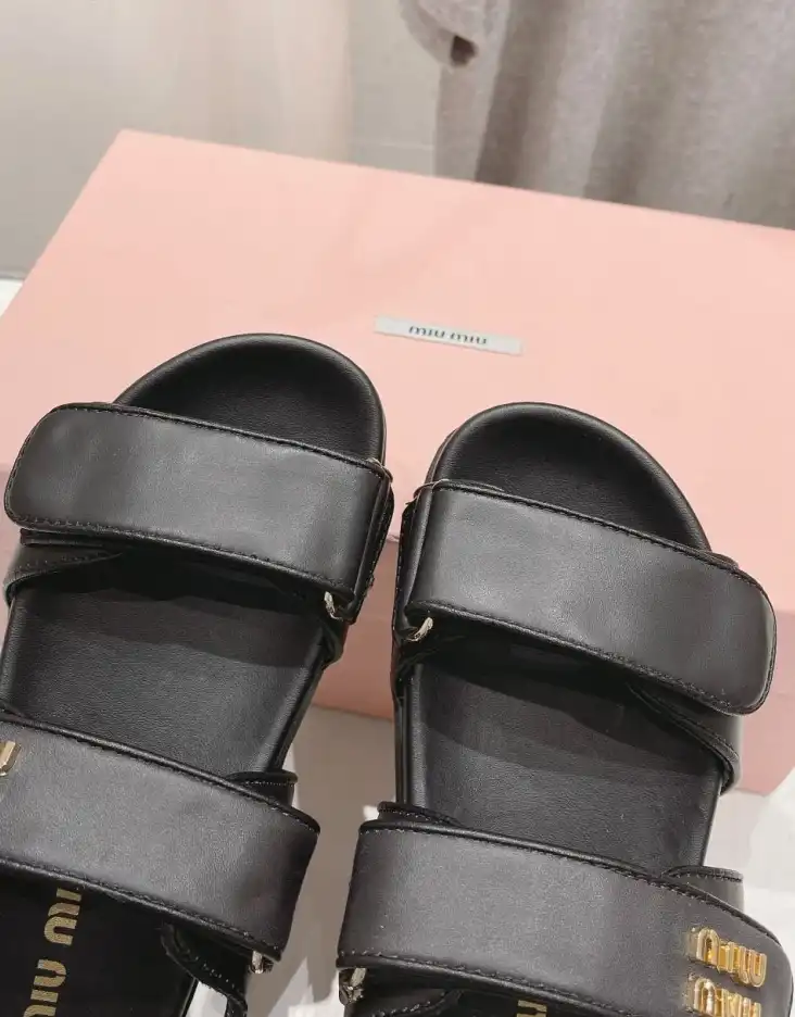 hype Miu Miu Sandals