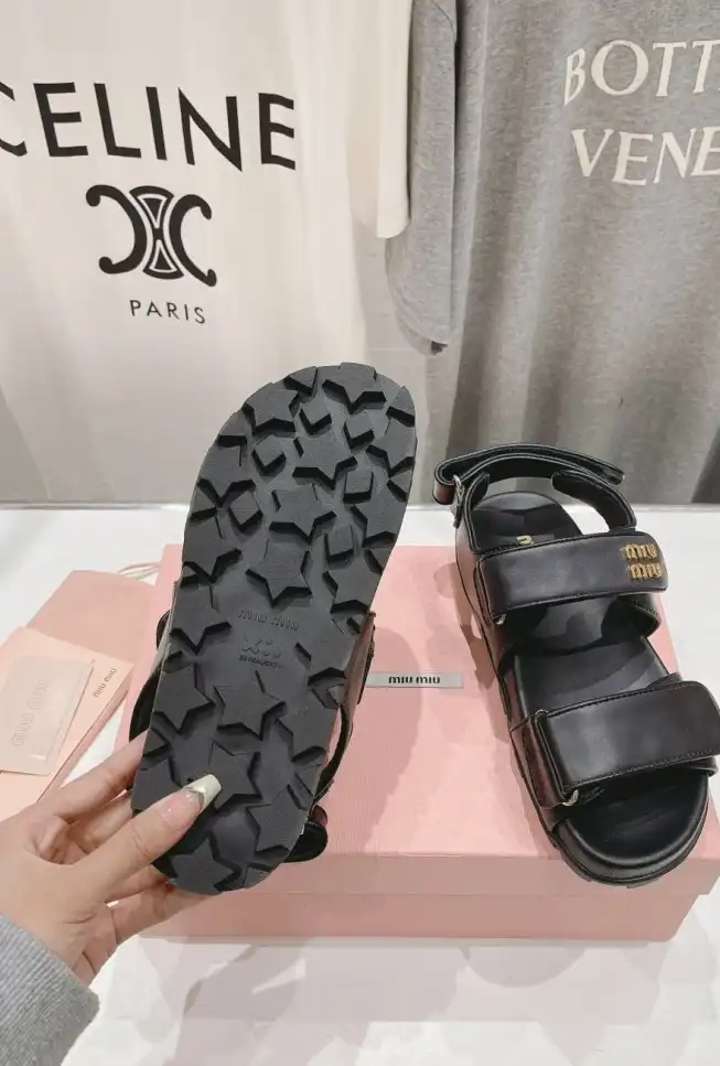 hype Miu Miu Sandals