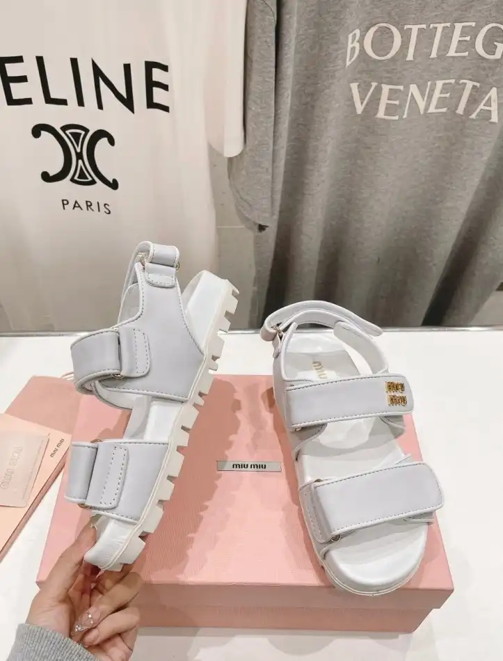 hype Miu Miu Sandals