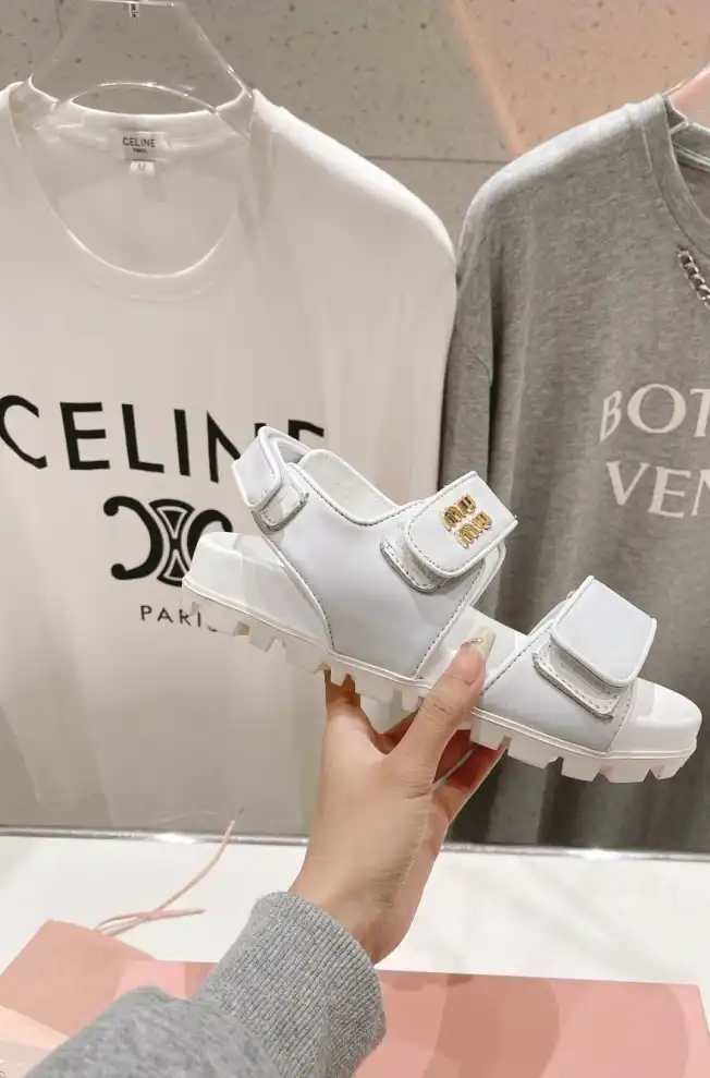 hype Miu Miu Sandals