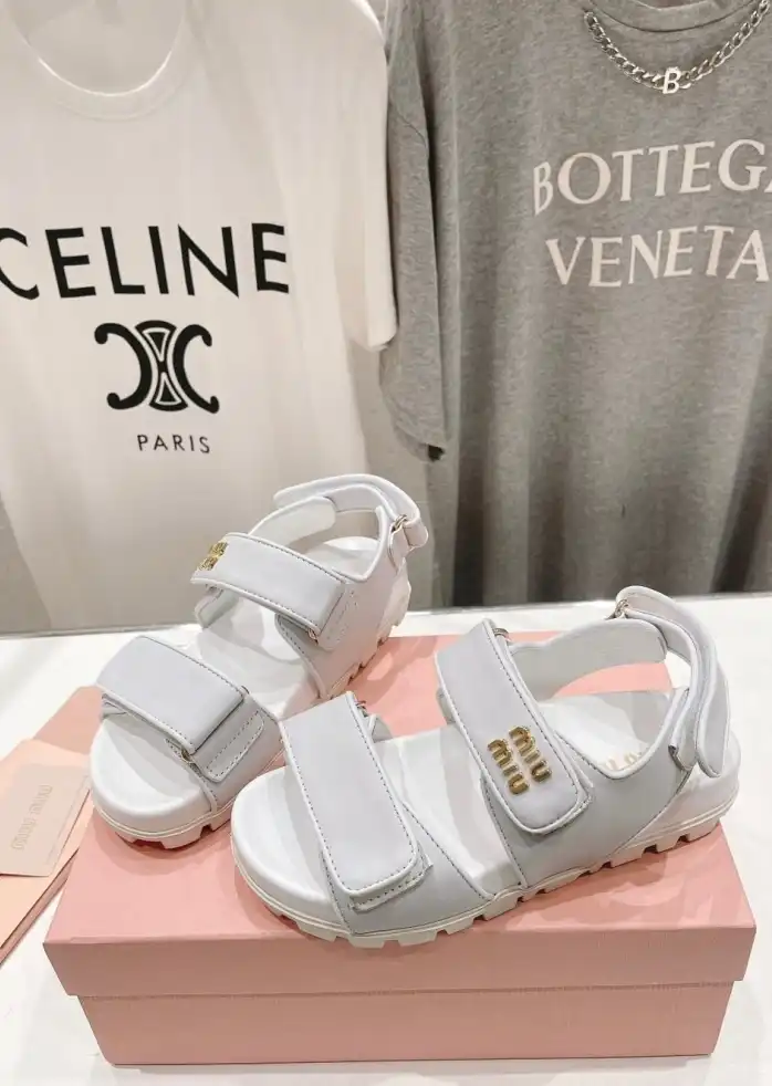 hype Miu Miu Sandals