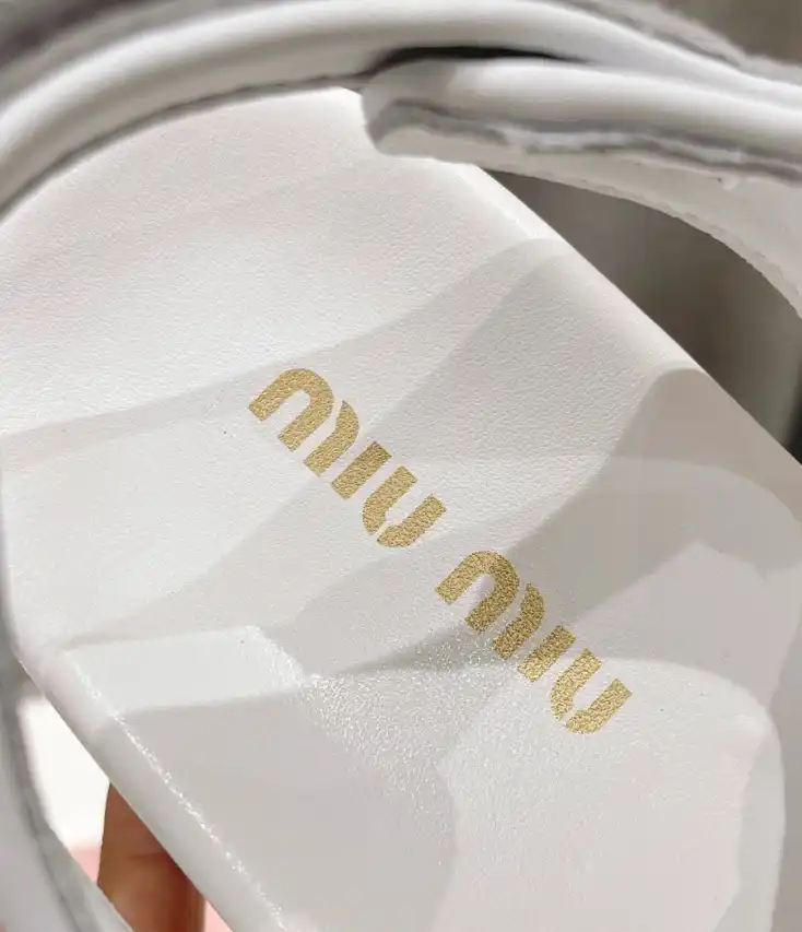 hype Miu Miu Sandals