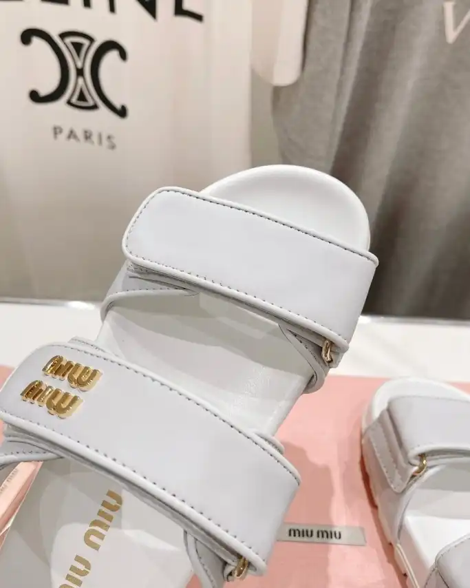 hype Miu Miu Sandals