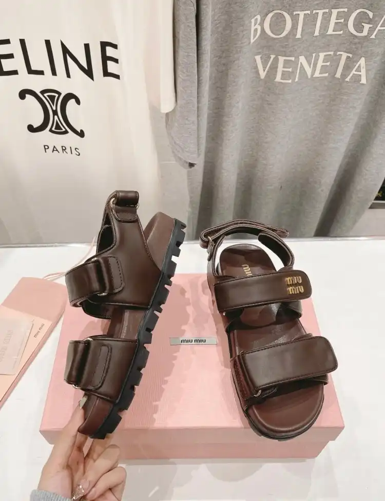 hype Miu Miu Sandals