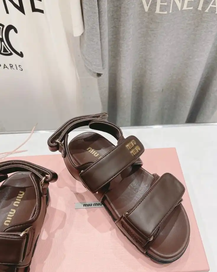 hype Miu Miu Sandals