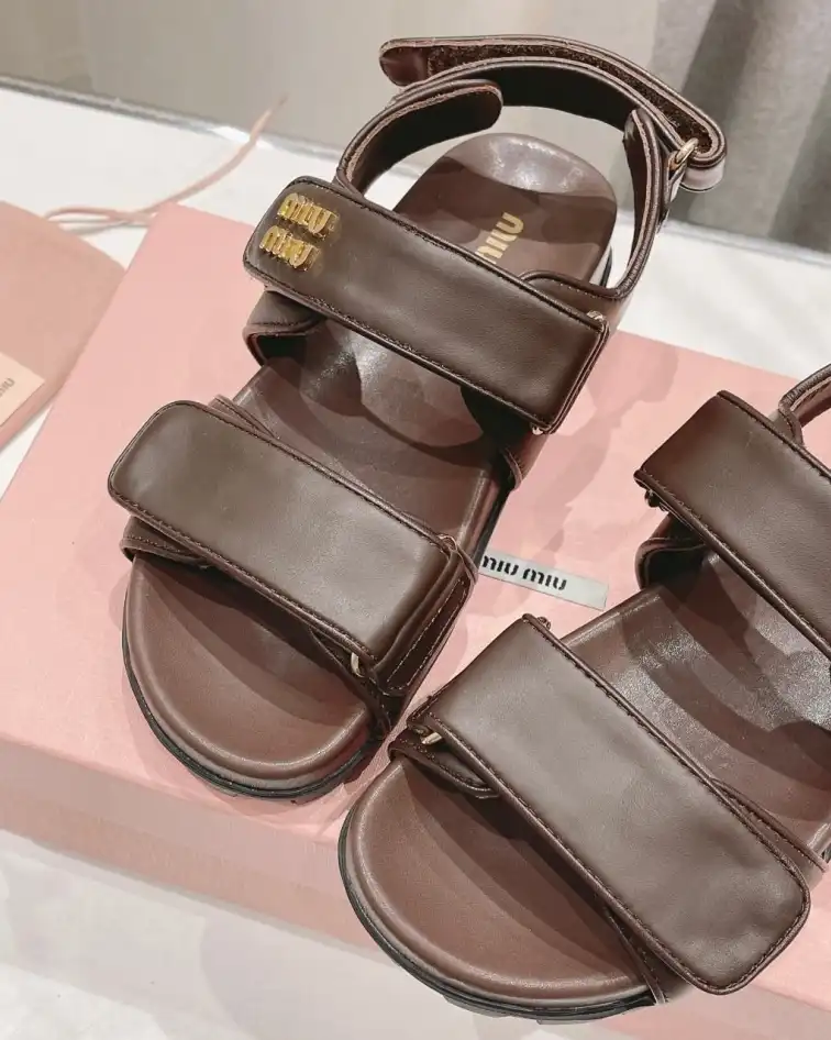 hype Miu Miu Sandals