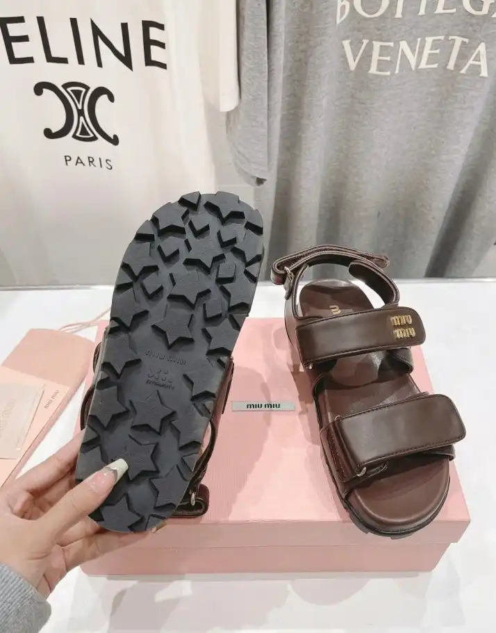 hype Miu Miu Sandals