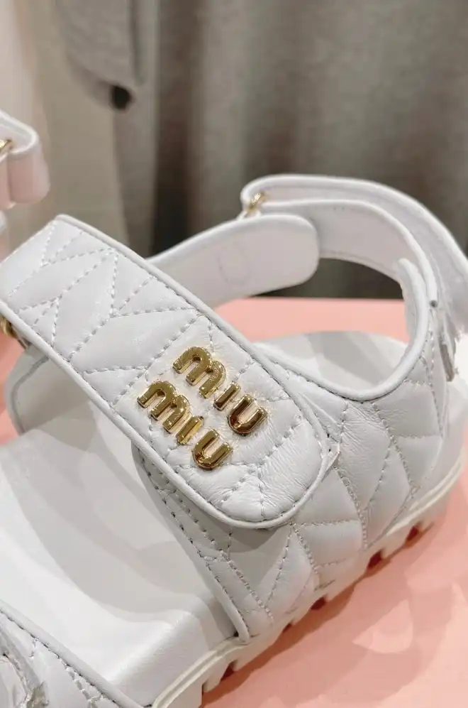 hype Miu Miu Sandals