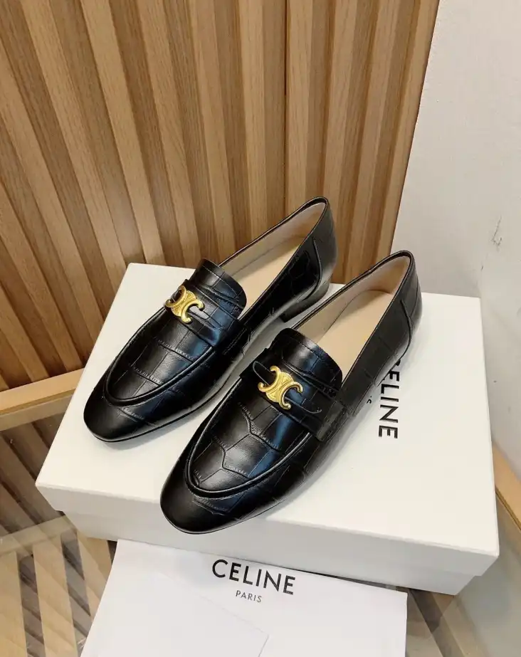 hype Celine Leather Shoes