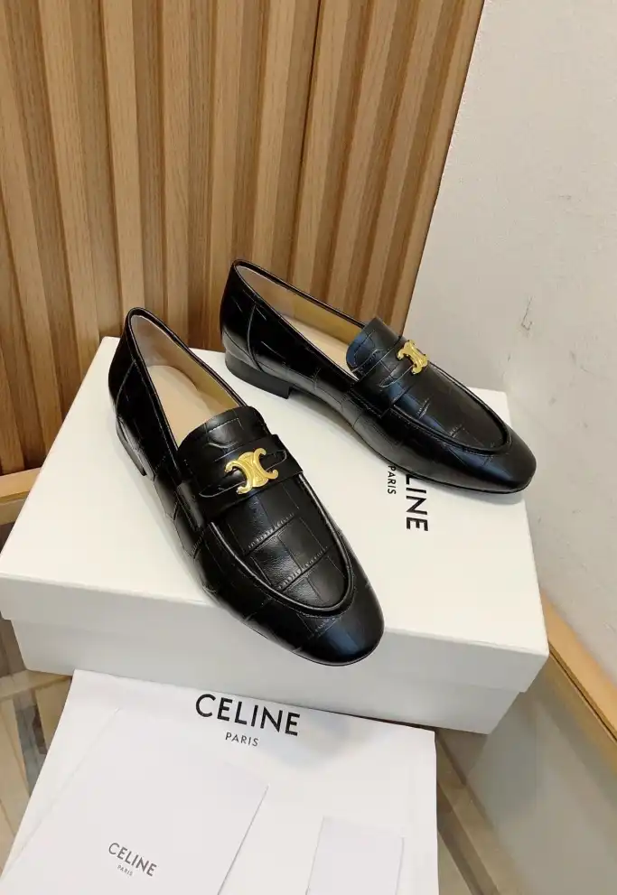 hype Celine Leather Shoes