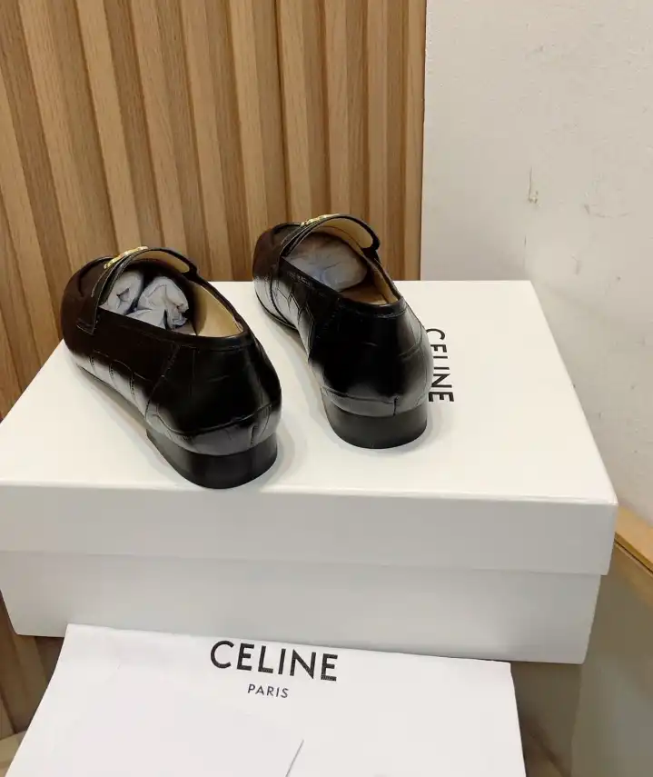 hype Celine Leather Shoes