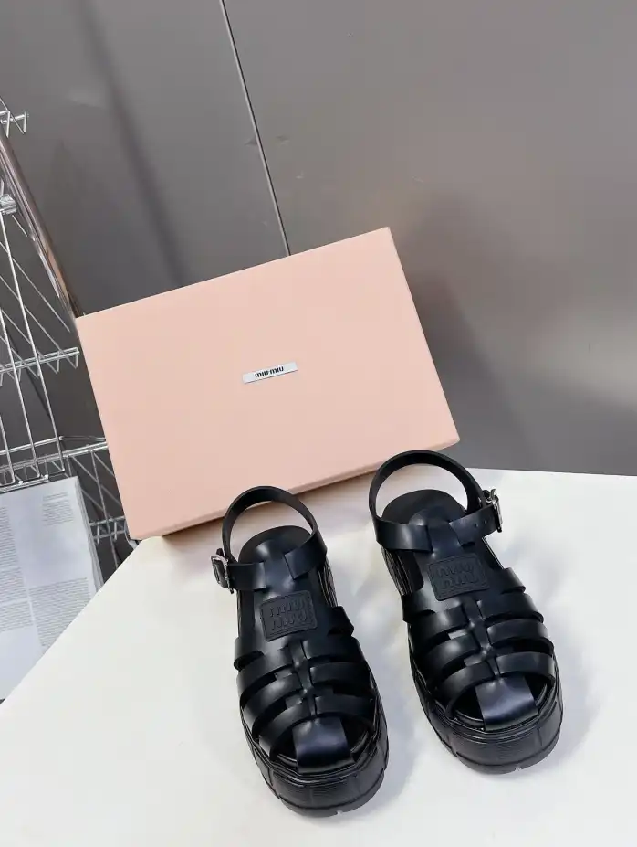 hype Miu Miu Sandals