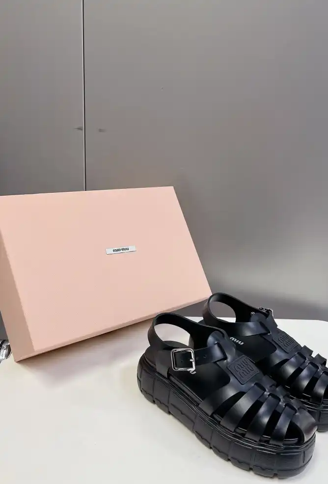 hype Miu Miu Sandals