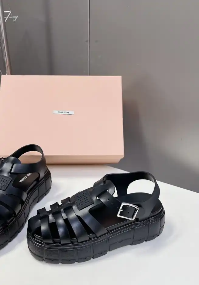 hype Miu Miu Sandals