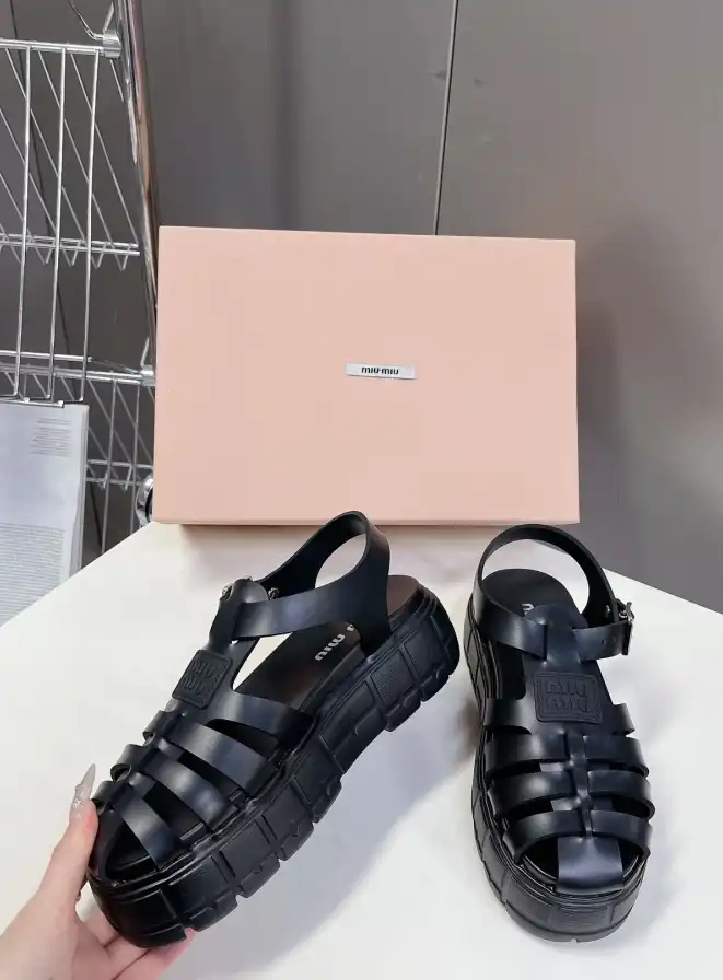 hype Miu Miu Sandals