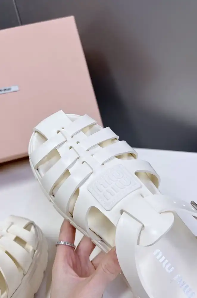 hype Miu Miu Sandals