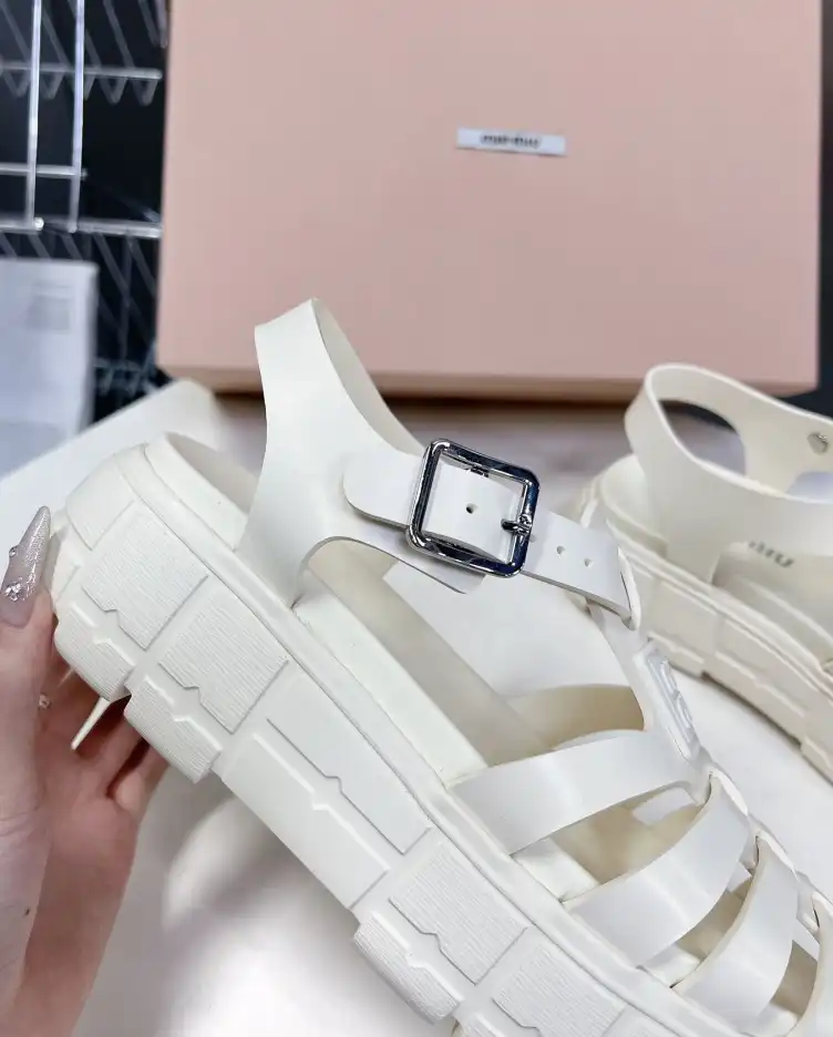 hype Miu Miu Sandals