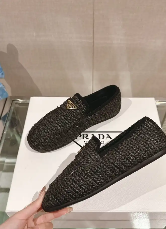 hype Prada Leather Shoes