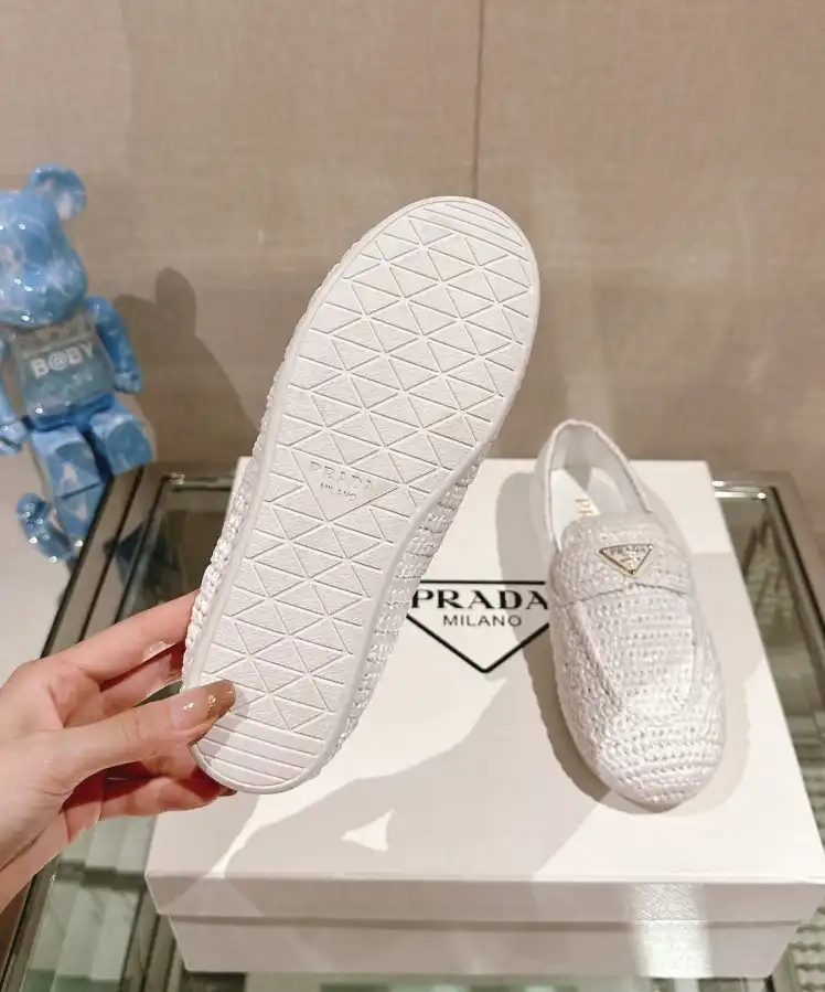 hype Prada Leather Shoes