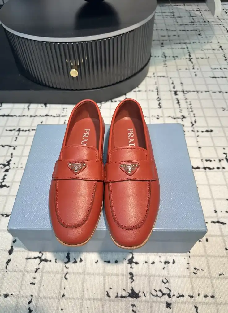 hype Prada Leather Shoes