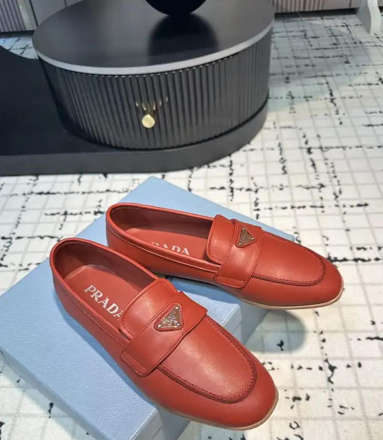 hype Prada Leather Shoes