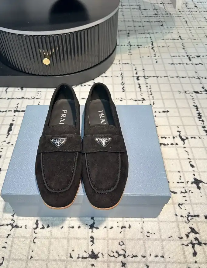 hype Prada Leather Shoes