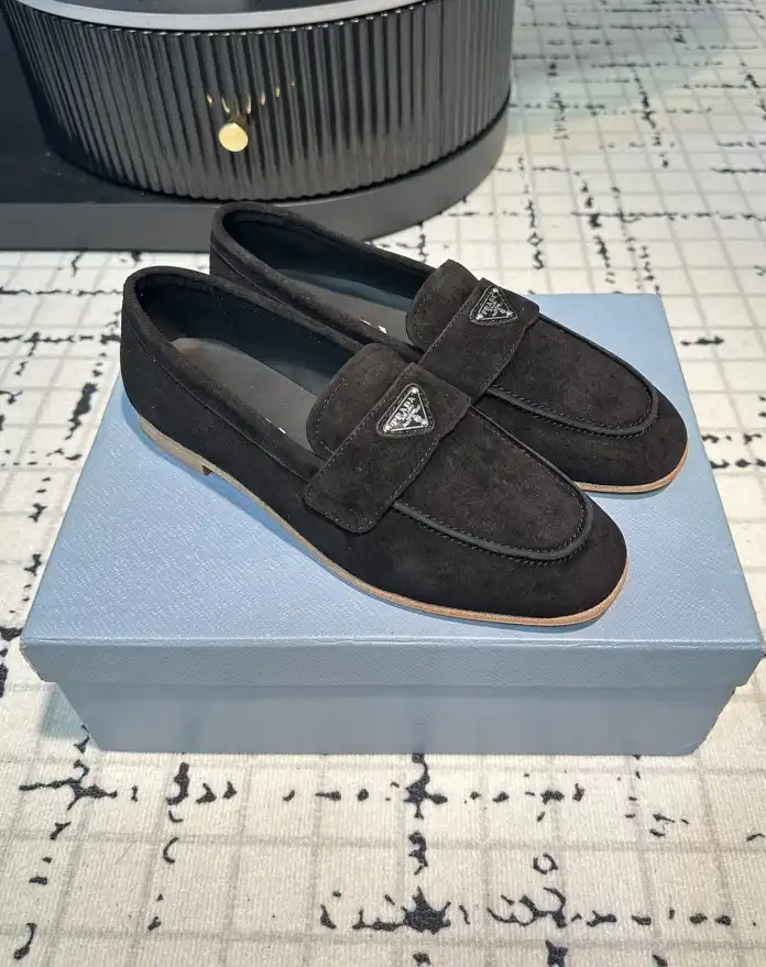 hype Prada Leather Shoes