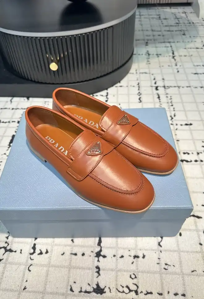 hype Prada Leather Shoes