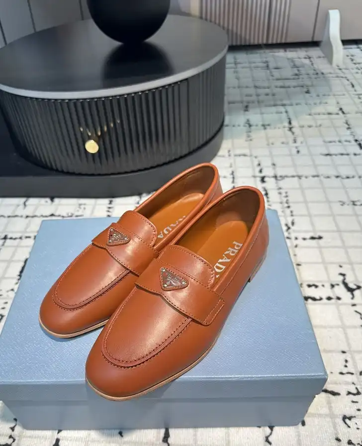 hype Prada Leather Shoes