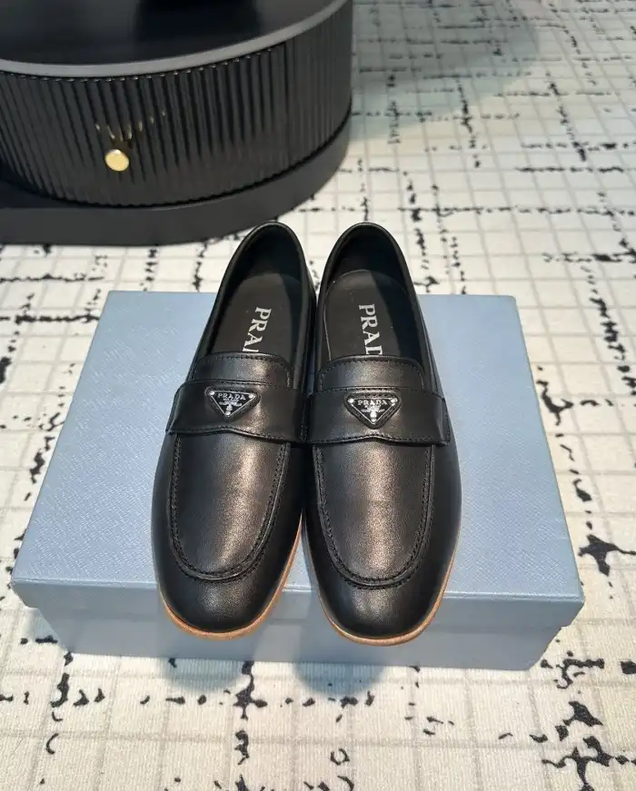 hype Prada Leather Shoes